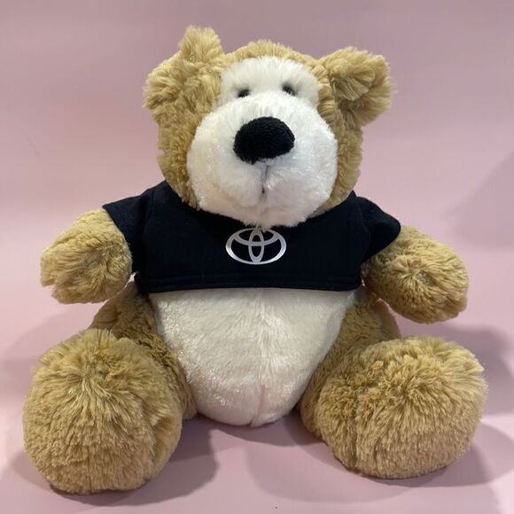 Toyota Cars Cat, Dog and Bear Stuffed Animals with Toyota Logo on Black Shirts - Picture 5 of 11